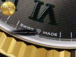 Rolex DateJust 36 SS/RG 126231 Gray Dial Green Roman Marker on Jubilee Bracelet VS3235 - Görsel 13
