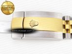 Rolex DateJust 36 SS/RG 126231 Gray Dial Green Roman Marker on Jubilee Bracelet VS3235 - Görsel 31
