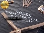 DateJust 36 SS/RG 126231 VSF 1:1 Best Edition 904L Steel Gray Textured Diamonds Dial on Jubilee Bracelet VS3235 - Görsel 10