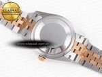 DateJust 36 SS/RG 126231 VSF 1:1 Best Edition 904L Steel Gray Textured Diamonds Dial on Jubilee Bracelet VS3235 - Görsel 17