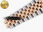 DateJust 36 SS/RG 126231 VSF 1:1 Best Edition 904L Steel Gray Textured Diamonds Dial on Jubilee Bracelet VS3235 - Görsel 26