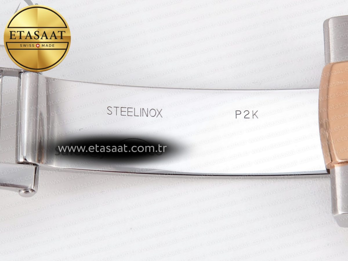 Rolex DateJust 36 SS/RG 126231 Gray Textured Stick Dial on Jubilee Bracelet VS3235 - Görsel 29