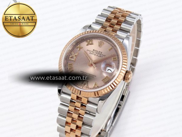 DateJust 36 SS/RG 126231 VSF 1:1 Best Edition 904L Steel RG Dial on Jubilee Bracelet VS3235