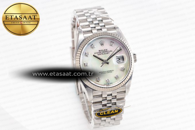 DateJust 36mm 126234 Clean 1:1 Best Edition 904L Steel MOP Diamond Dial on Jubilee Bracelet VR3235 - Görsel 4