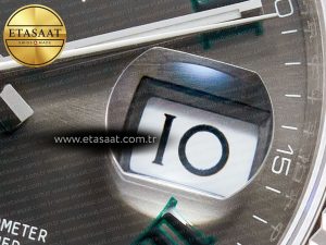 DateJust 41 126330 904L SS VSF 1:1 Best Edition Gray Dial Green Roman on Oyster Bracelet VS3235 - Görsel 11