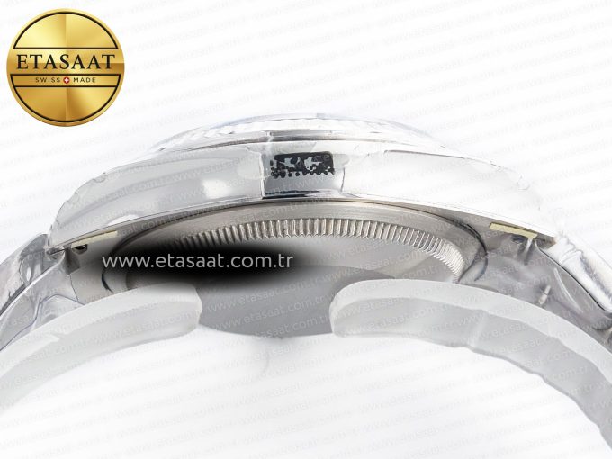 DateJust 41 126330 904L SS VSF 1:1 Best Edition Gray Dial Green Roman on Oyster Bracelet VS3235 - Görsel 14