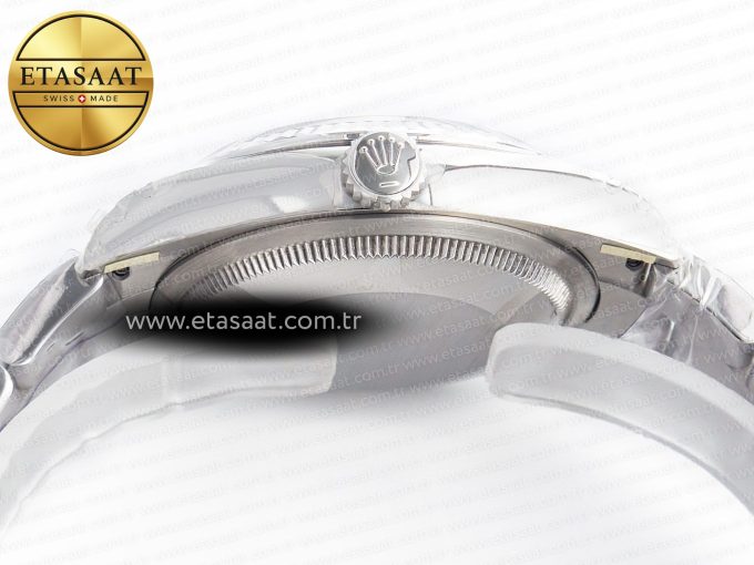 DateJust 41 126330 904L SS VSF 1:1 Best Edition Gray Dial Green Roman on Oyster Bracelet VS3235 - Görsel 15