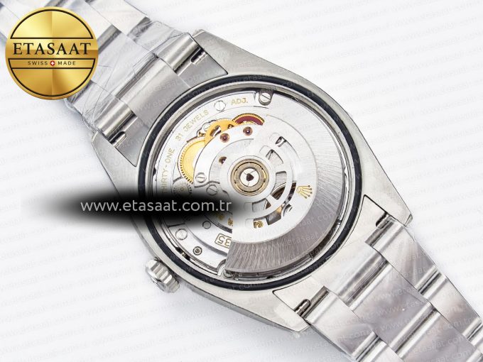 DateJust 41 126330 904L SS VSF 1:1 Best Edition Gray Dial Green Roman on Oyster Bracelet VS3235 - Görsel 19