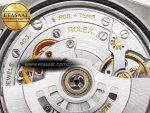 DateJust 41 126330 904L SS VSF 1:1 Best Edition Gray Dial Green Roman on Oyster Bracelet VS3235 - Görsel 22