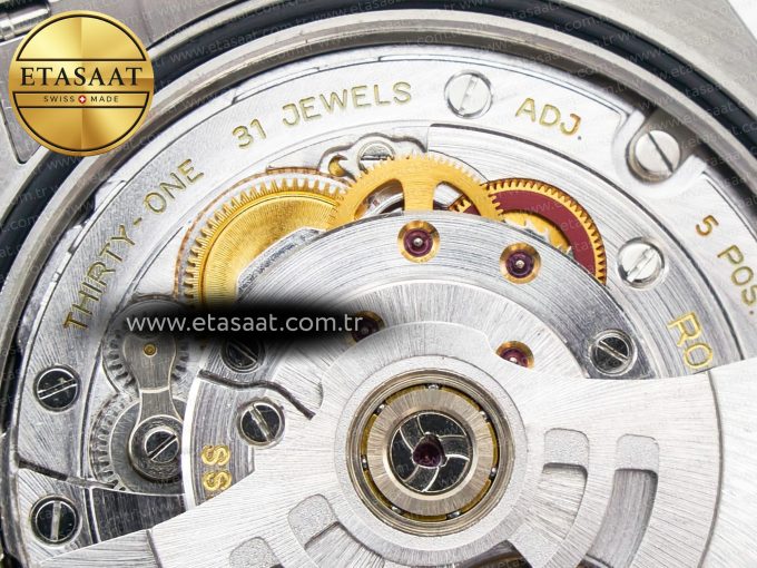 DateJust 41 126330 904L SS VSF 1:1 Best Edition Gray Dial Green Roman on Oyster Bracelet VS3235 - Görsel 23