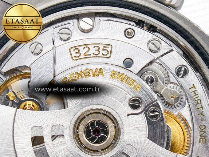 DateJust 41 126330 904L SS VSF 1:1 Best Edition Gray Dial Green Roman on Oyster Bracelet VS3235 - Görsel 24
