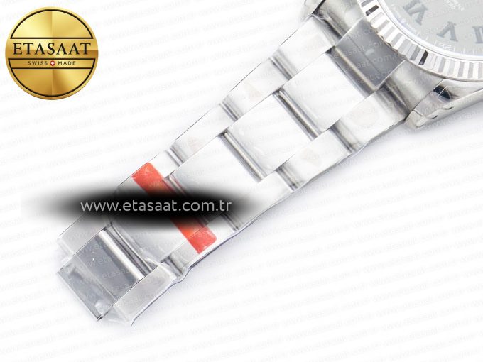 DateJust 41 126330 904L SS VSF 1:1 Best Edition Gray Dial Green Roman on Oyster Bracelet VS3235 - Görsel 26