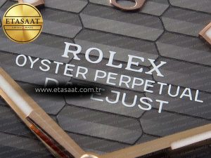 DATEJUST 41 126331 VSF 1:1 BEST EDITION 904L STEEL GRAY TEXTURED DIAL ON SS/RG JUBILEE BRACELET VS3235 - Görsel 10
