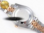 DATEJUST 41 126331 VSF 1:1 BEST EDITION 904L STEEL GRAY TEXTURED DIAL ON SS/RG JUBILEE BRACELET VS3235 - Görsel 17