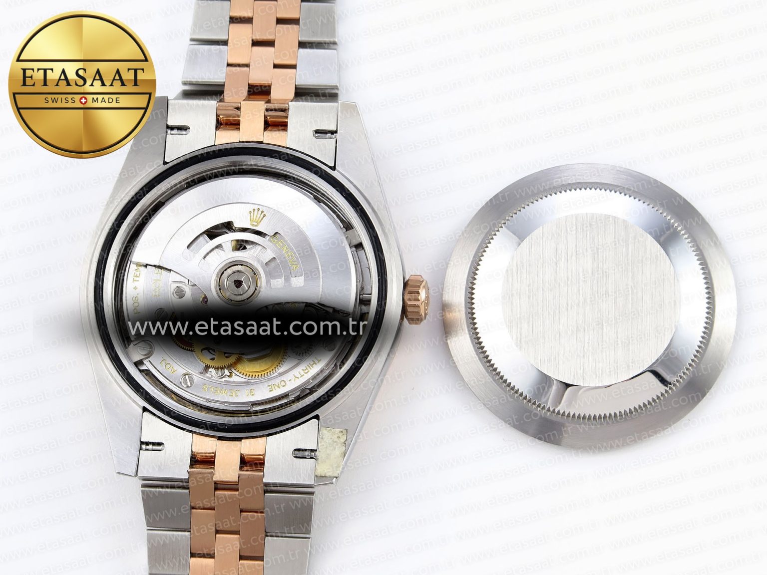Rolex DATEJUST 41 126331 GRAY TEXTURED DIAL ON SS/RG VS3235 - Görsel 18