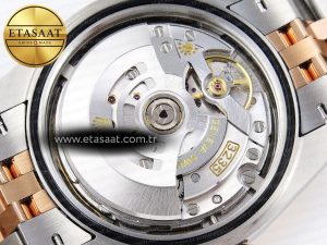 DATEJUST 41 126331 VSF 1:1 BEST EDITION 904L STEEL GRAY TEXTURED DIAL ON SS/RG JUBILEE BRACELET VS3235 - Görsel 19