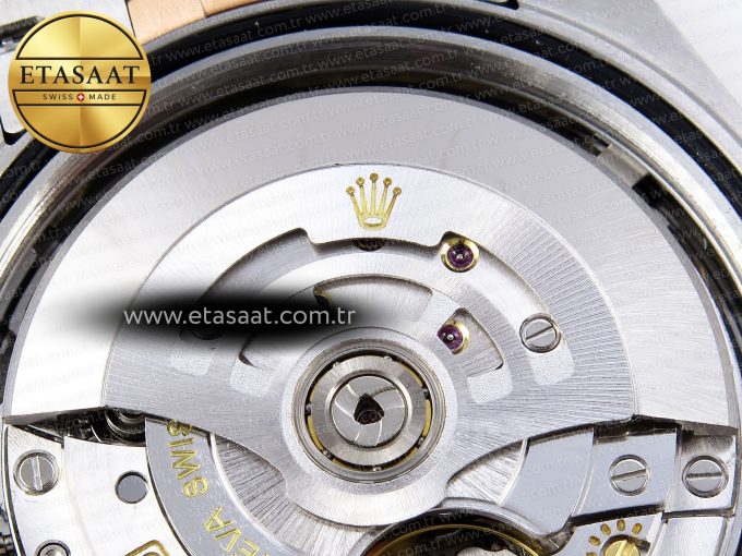 DATEJUST 41 126331 VSF 1:1 BEST EDITION 904L STEEL GRAY TEXTURED DIAL ON SS/RG JUBILEE BRACELET VS3235 - Görsel 21