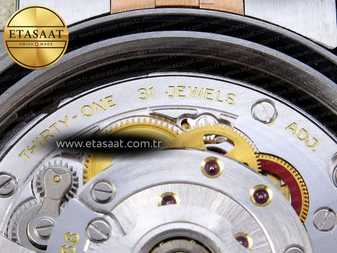 DATEJUST 41 126331 VSF 1:1 BEST EDITION 904L STEEL GRAY TEXTURED DIAL ON SS/RG JUBILEE BRACELET VS3235 - Görsel 24