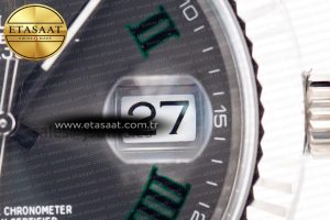DateJust 41 126334 904L SS Clean Factory Best Edition Wimbledon Dial on Jubilee Bracelet VR3235 - Görsel 10