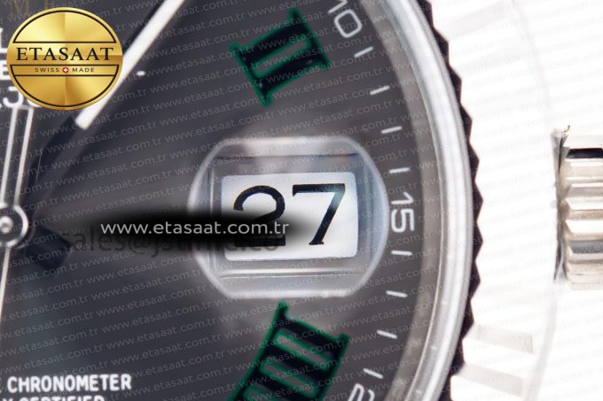 DateJust 41 126334 904L SS Clean Factory Best Edition Wimbledon Dial on Jubilee Bracelet VR3235 - Görsel 10