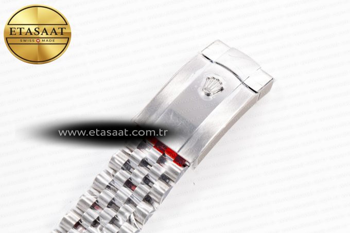 DateJust 41 126334 904L SS Clean Factory Best Edition Wimbledon Dial on Jubilee Bracelet VR3235 - Görsel 27