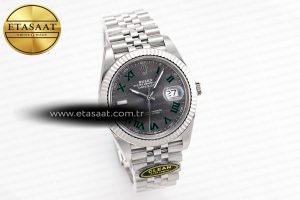 DateJust 41 126334 904L SS Clean Factory Best Edition Wimbledon Dial on Jubilee Bracelet VR3235 - Görsel 4