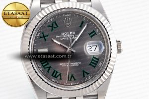 DateJust 41 126334 904L SS Clean Factory Best Edition Wimbledon Dial on Jubilee Bracelet VR3235 - Görsel 5