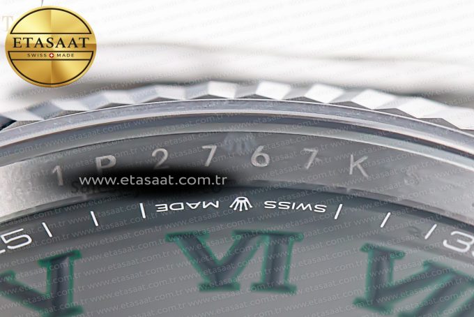 DateJust 41 126334 904L SS Clean Factory Best Edition Wimbledon Dial on Jubilee Bracelet VR3235 - Görsel 8
