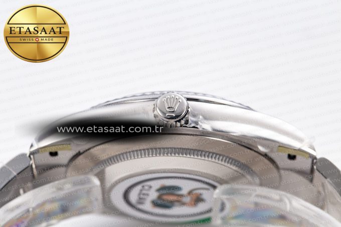 DateJust 41 126334 904L SS Clean Factory Best Edition Wimbledon Dial on Oyster Bracelet VR3235 - Görsel 15