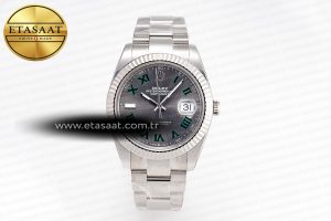 DateJust 41 126334 904L SS Clean Factory Best Edition Wimbledon Dial on Oyster Bracelet VR3235 - Görsel 3