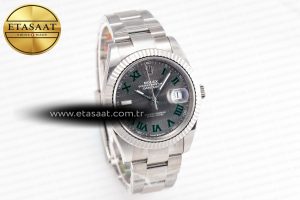 DateJust 41 126334 904L SS Clean Factory Best Edition Wimbledon Dial on Oyster Bracelet VR3235 - Görsel 4