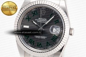 DateJust 41 126334 904L SS Clean Factory Best Edition Wimbledon Dial on Oyster Bracelet VR3235 - Görsel 5