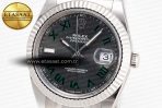 DateJust 41 126334 904L SS Clean Factory Best Edition Wimbledon Dial on Oyster Bracelet VR3235 - Görsel 5