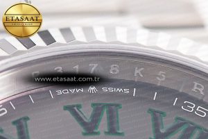 DateJust 41 126334 904L SS Clean Factory Best Edition Wimbledon Dial on Oyster Bracelet VR3235 - Görsel 7