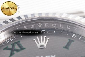 DateJust 41 126334 904L SS Clean Factory Best Edition Wimbledon Dial on Oyster Bracelet VR3235 - Görsel 8