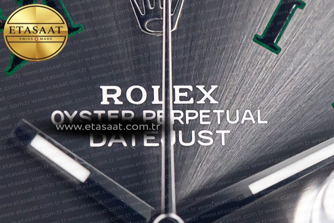 DateJust 41 126334 904L SS Clean Factory Best Edition Wimbledon Dial on Oyster Bracelet VR3235 - Görsel 9