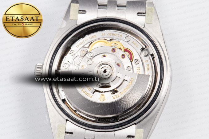DateJust 41 126334 Clean 1:1 Best Edition 904L Steel Blue Stick Dial on Jubilee Bracelet VR3235 - Görsel 18