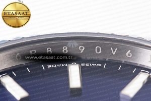 DateJust 41 126334 Clean 1:1 Best Edition 904L Steel Blue Stick Dial on Jubilee Bracelet VR3235 - Görsel 7