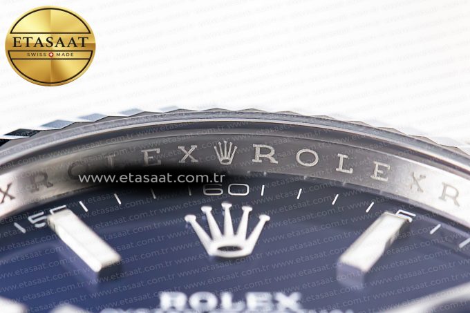 DateJust 41 126334 Clean 1:1 Best Edition 904L Steel Blue Stick Dial on Jubilee Bracelet VR3235 - Görsel 8