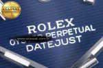 DateJust 41 126334 Clean 1:1 Best Edition 904L Steel Blue Stick Dial on Jubilee Bracelet VR3235 - Görsel 9