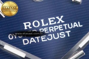 DateJust 41 126334 Clean 1:1 Best Edition 904L Steel Blue Stick Dial on Jubilee Bracelet VR3235 - Görsel 9