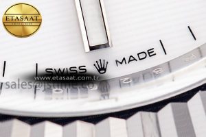 DateJust 41 126334 Clean 1:1 Best Edition 904L Steel White Stick Dial on Jubilee Bracelet VR3235 - Görsel 11