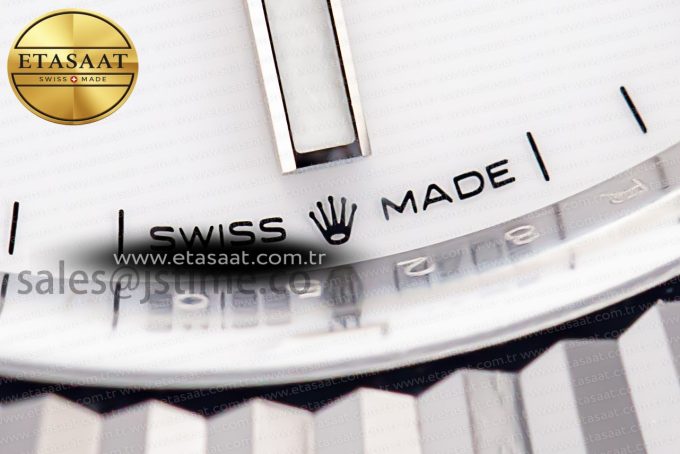 DateJust 41 126334 Clean 1:1 Best Edition 904L Steel White Stick Dial on Jubilee Bracelet VR3235 - Görsel 11