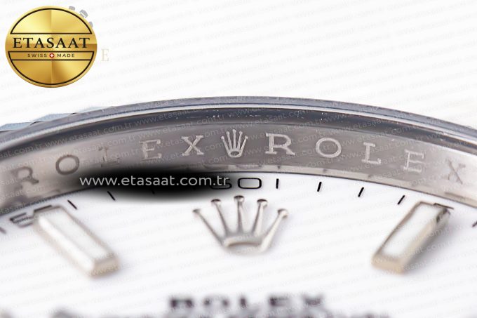 DateJust 41 126334 Clean 1:1 Best Edition 904L Steel White Stick Dial on Jubilee Bracelet VR3235 - Görsel 7