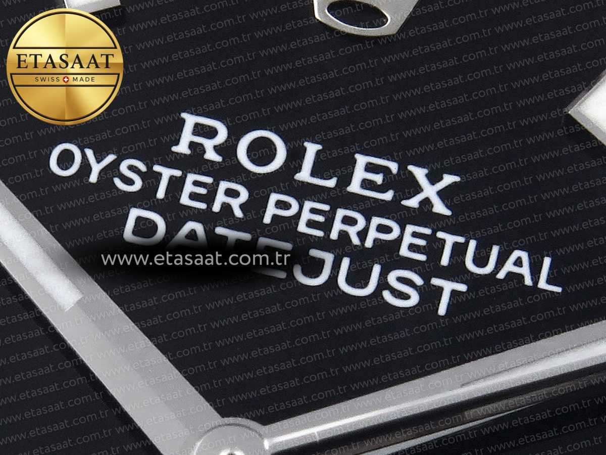 Rolex DATEJUST 41MM 126334 BLACK DIAL STICKS MARKERS ON JUBILEE SH3235 - Görsel 10