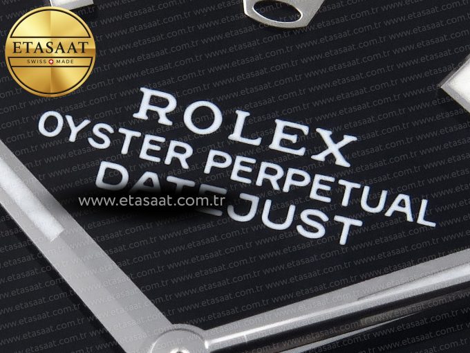 DATEJUST 41MM 126334 904 SS ARF 1:1 BEST EDITION BLACK DIAL STICKS MARKERS ON JUBILEE BRACELET SH3235 - Görsel 10
