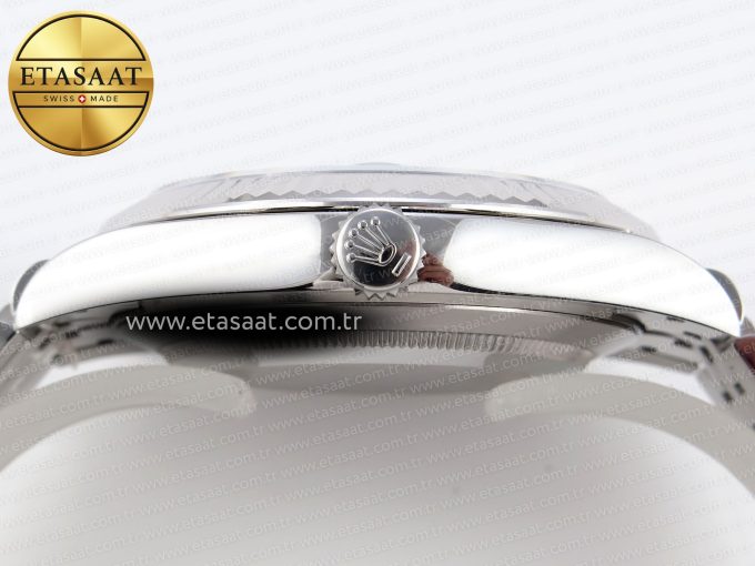 DATEJUST 41MM 126334 904 SS ARF 1:1 BEST EDITION BLACK DIAL STICKS MARKERS ON JUBILEE BRACELET SH3235 - Görsel 15