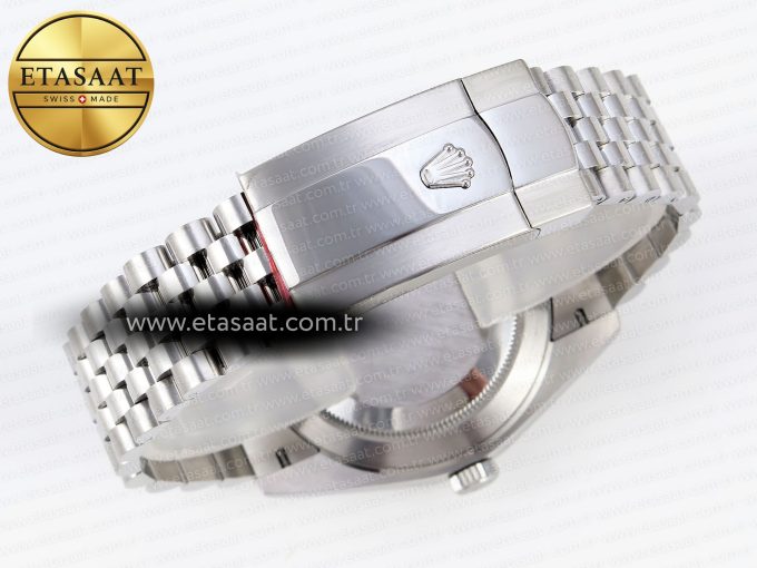 DATEJUST 41MM 126334 904 SS ARF 1:1 BEST EDITION BLACK DIAL STICKS MARKERS ON JUBILEE BRACELET SH3235 - Görsel 16