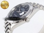 Rolex DATEJUST 41MM 126334 BLUE DIAL ROMAN MARKERS ON JUBILEE SH3235 - Görsel 8