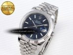 Rolex DATEJUST 41MM 126334  BLUE DIAL STICKS MARKERS ON JUBILEE SH3235 - Görsel 2